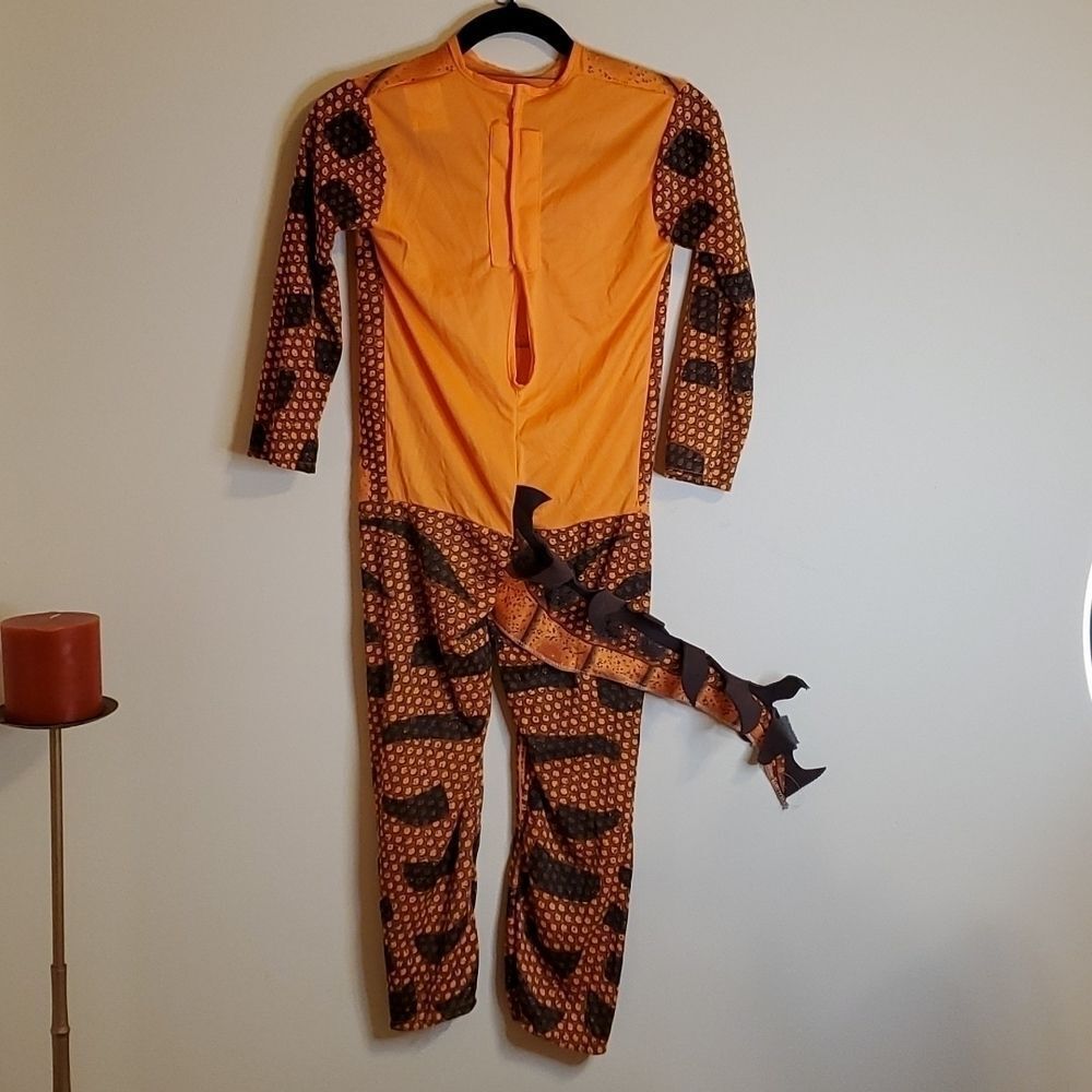 Children's How To Train Your Dragon Orange Jumpsuit Costume Size Medium - Picture 3 of 10